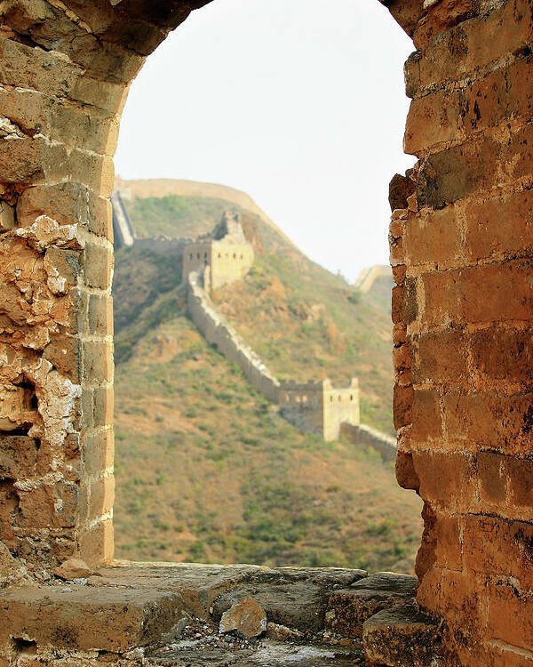 Wonder Of The World Poster featuring the photograph The Great Wall of China by Leslie Struxness