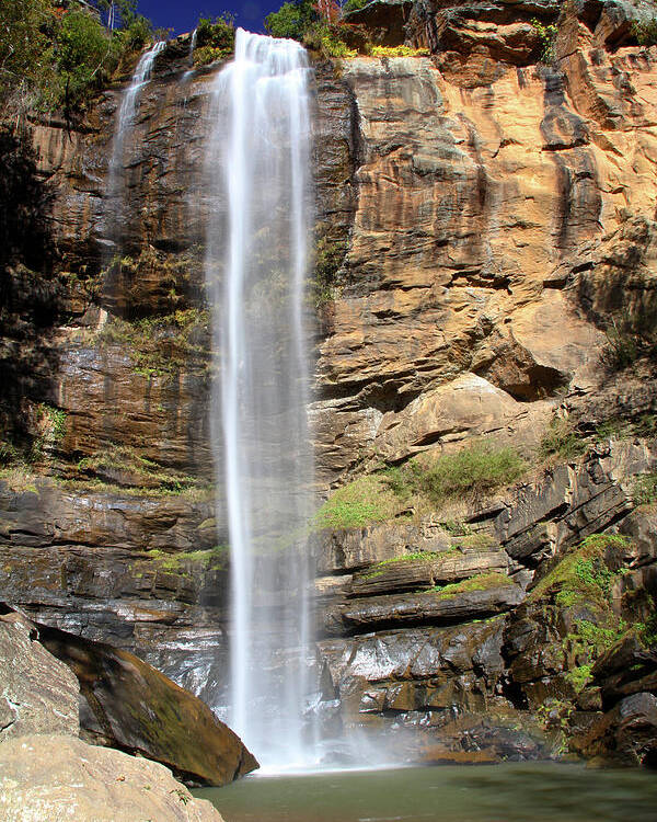 Waterfall Poster featuring the photograph Toccoa Falls, Georgia, U.S.A by Richard Krebs