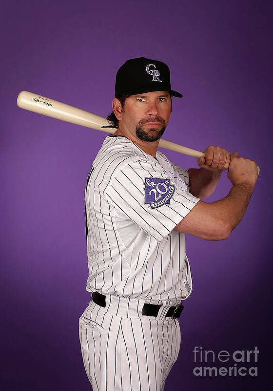 Media Day Poster featuring the photograph Todd Helton by Christian Petersen