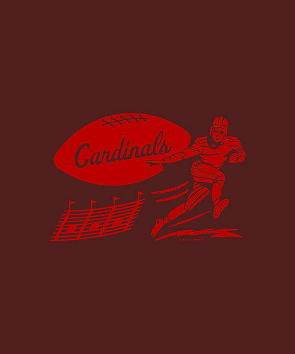 Vintage College Football - Louisville Cardinals Poster by Kha Dieu