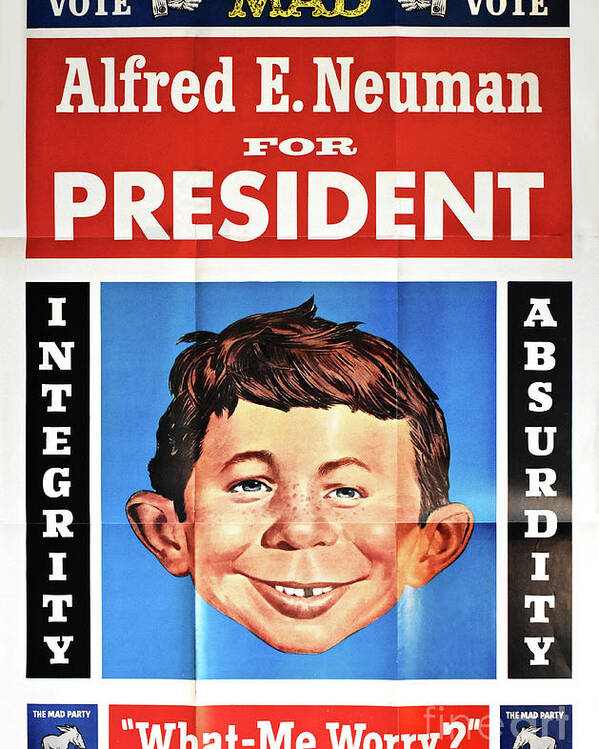Poster Alfred E Neuman MAD Magazine