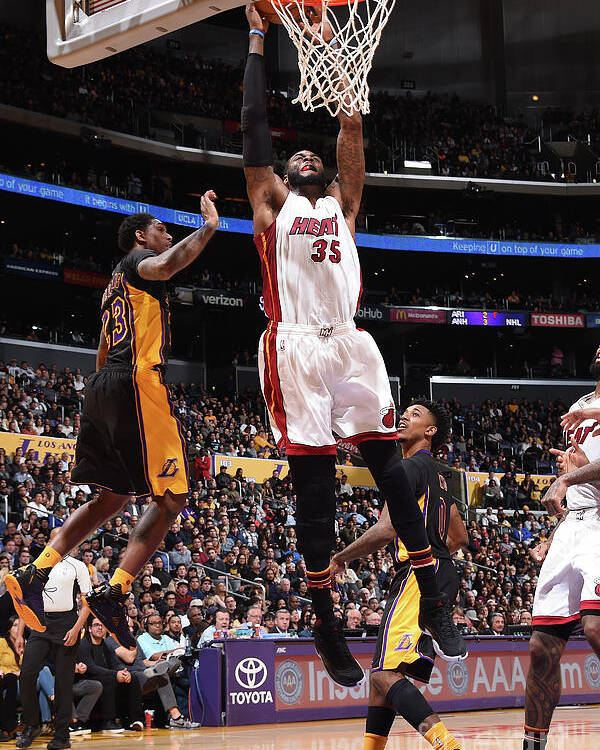 Nba Pro Basketball Poster featuring the photograph Willie Reed by Andrew D. Bernstein