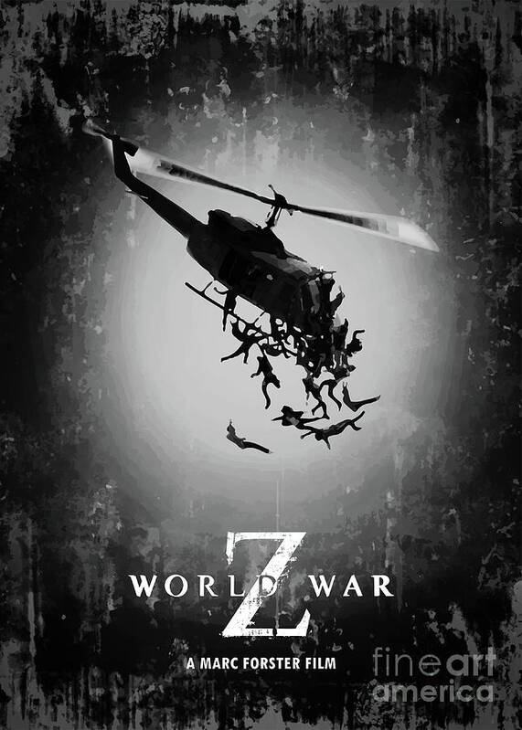 forhøjet telt Landbrugs World War Z Poster by Bo Kev - Fine Art America
