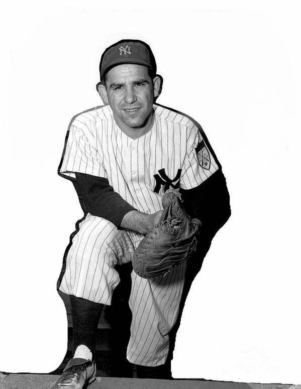 People Poster featuring the photograph Yogi Berra by Kidwiler Collection