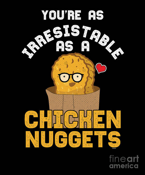 Funny Chicken Nuggets Make Me Smile Shirt Chicken Nugget Lover Tshirt Cute  Gift