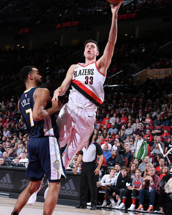 Zach Collins Poster featuring the photograph Zach Collins by Sam Forencich