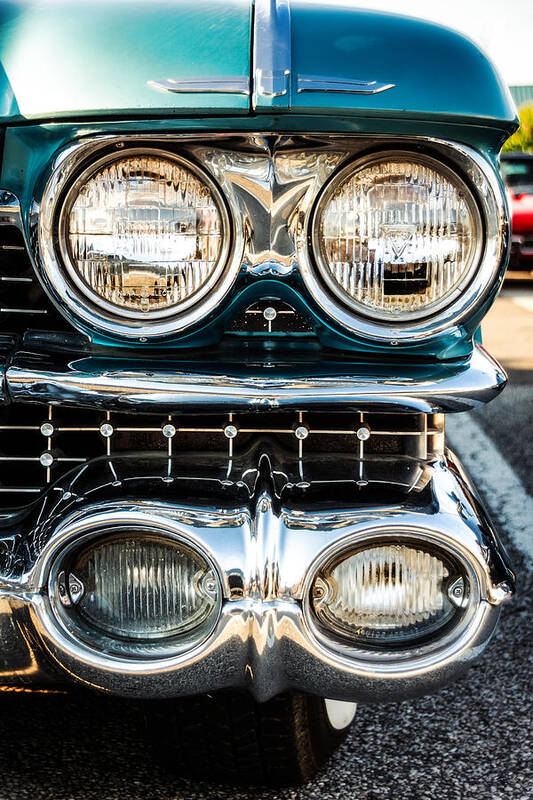 Detail - 1959 Cadillac Sedan Deville Series 62 Grill by Jon Woodhams