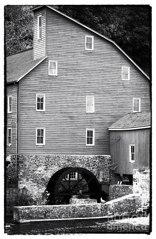 Red Mill Poster featuring the photograph Red Mill by John Rizzuto