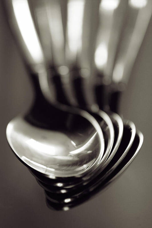 Spoonful Poster featuring the photograph Spoons by Matthew Pace