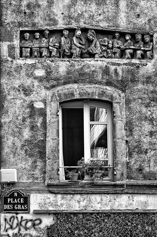 Architecture Poster featuring the photograph Window people by Georgia Clare