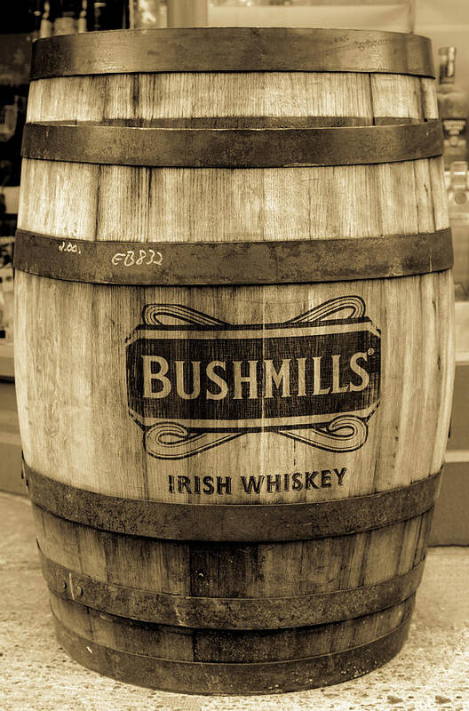 Whiskey Barrel Poster featuring the photograph Dublin Barrels - Bushmills by Georgia Clare