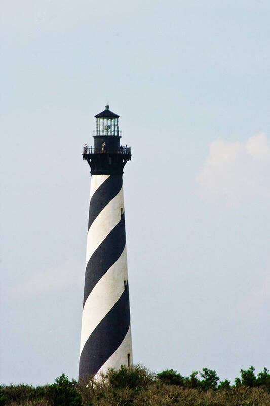 Seascape Poster featuring the photograph Hatteras Light by Rob Narwid