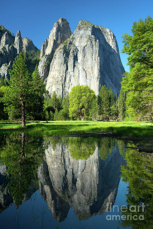 Yosemite National Park Poster featuring the photograph Wosky Pond in Yosemite by Benedict Heekwan Yang