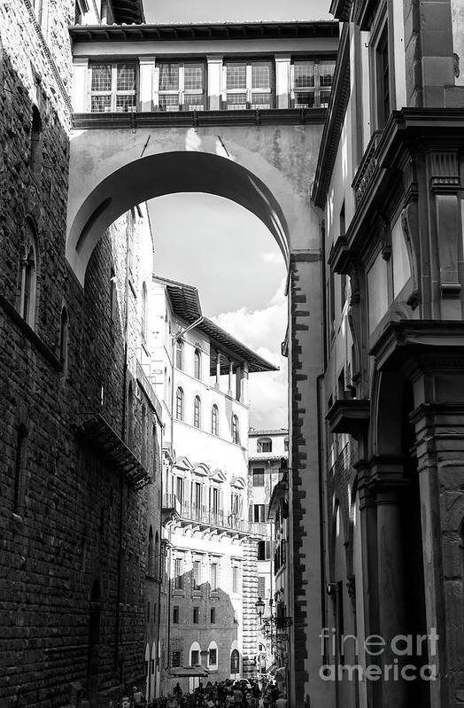 Via Della Ninna View Poster featuring the photograph Via della Ninna View in Florence by John Rizzuto
