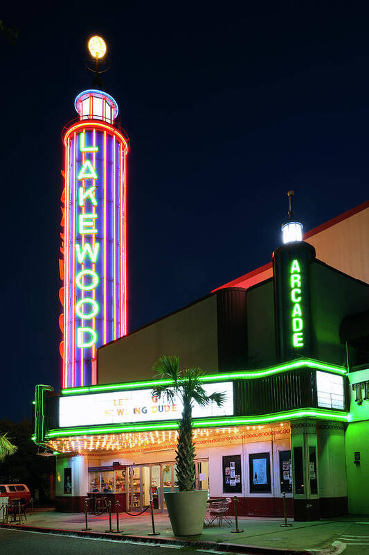 Lakewood Theater Poster featuring the photograph Lakewood Theater Dallas TX. 080420 by Rospotte Photography