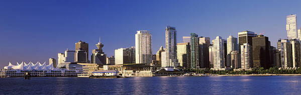 Photography Poster featuring the photograph City Skyline, Vancouver, British #1 by Panoramic Images