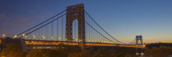 Gwb Poster featuring the photograph George Washington Bridge #1 by Theodore Jones