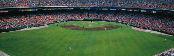 Photography Poster featuring the photograph Baseball Stadium, San Francisco by Panoramic Images