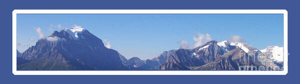 Nature Poster featuring the photograph Blue Mountains by Mary Mikawoz