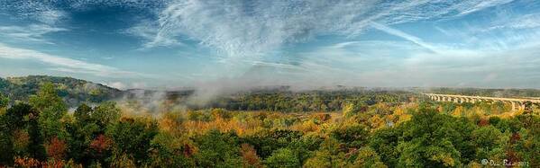 Cuyahoga Valley National Park Poster featuring the photograph Cuyahoga Valley Panarama by Daniel Behm