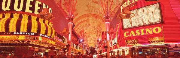 Photography Poster featuring the photograph Fremont St Experience, Las Vegas, Nv by Panoramic Images