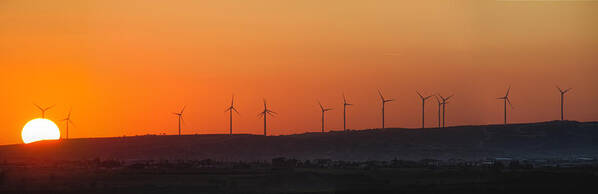 Air Poster featuring the photograph Green Energy by Stelios Kleanthous