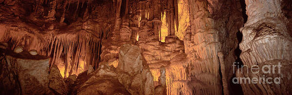 Geology Poster featuring the photograph Lehman Caves At Great Basin Np by Ron Sanford