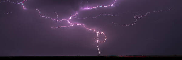 Kansas Poster featuring the photograph Lightning by Rob Graham