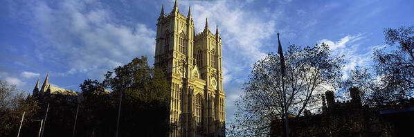 Photography Poster featuring the photograph Low Angle View Of An Abbey, Westminster by Panoramic Images