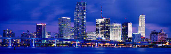 Photography Poster featuring the photograph Miami, Florida, Usa by Panoramic Images