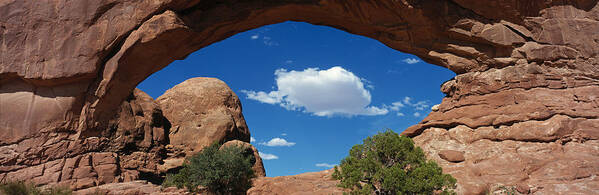 Photography Poster featuring the photograph North Window, Arches National Park by Panoramic Images
