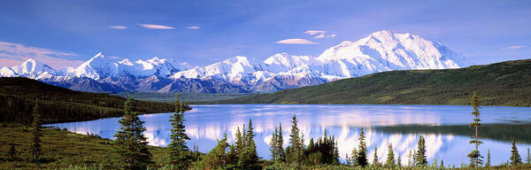 Photography Poster featuring the photograph Snow Covered Mountains, Mountain Range by Panoramic Images