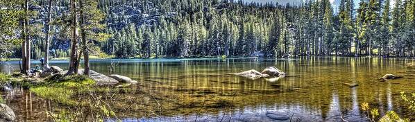 Lake Poster featuring the photograph Woods Lake 3 by SC Heffner