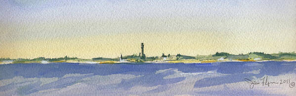 Provincetown Poster featuring the painting Provincetown CapeCod by James Flynn