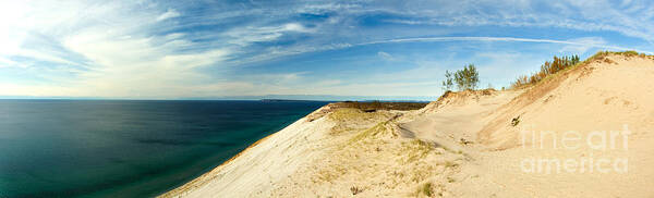 Lake Poster featuring the photograph Sleeping Bear Dunes by Larry Carr