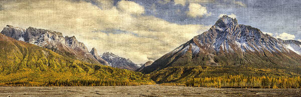 Mountains Poster featuring the photograph Dan Creek Alaska by Fred Denner