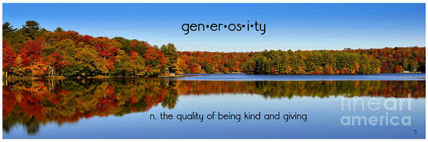 Diane Berry Poster featuring the photograph Adirondack October Generosity by Diane E Berry