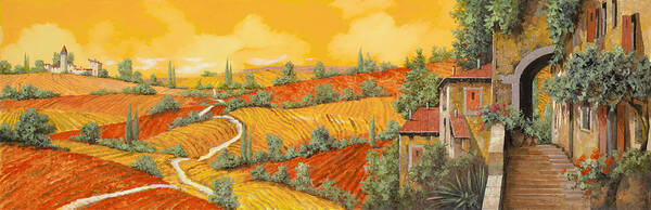 Tuscany Poster featuring the painting Maremma Toscana by Guido Borelli
