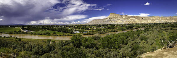 Colorado Poster featuring the photograph Grand Valley Panoramic by Teri Virbickis