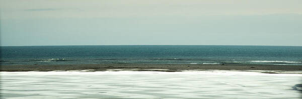 Abstract Poster featuring the photograph Ground, sea and sky background by Michalakis Ppalis