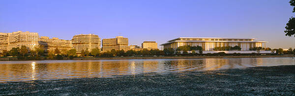 Photography Poster featuring the photograph Kennedy Center And Watergate Hotel by Panoramic Images