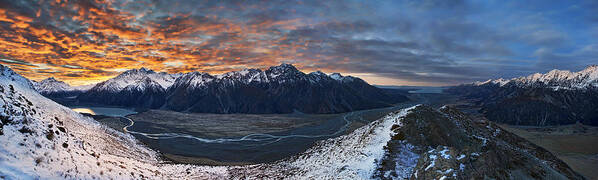 Alps Poster featuring the photograph Malte Brun Range by Yan Zhang