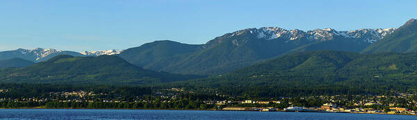 Landscape Poster featuring the photograph Port Angeles Panoramic by Tikvah's Hope