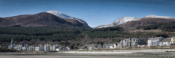 Donard Poster featuring the photograph Snow Capped Mourne Mountains by Nigel R Bell