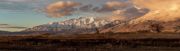 Utah Poster featuring the photograph Snow-Covered Peaks by K Bradley Washburn