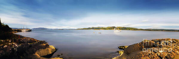 Island Poster featuring the photograph Sound of Jura Scotland by Lynn Bolt