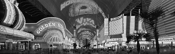Photography Poster featuring the photograph Fremont Street Experience, Las Vegas by Panoramic Images