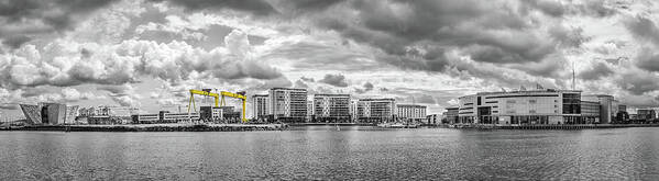 River Poster featuring the photograph Titanic Quarter Skyline, Belfast by Nigel R Bell