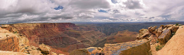  Poster featuring the photograph April 2023 Muley Point Pano by Alain Zarinelli