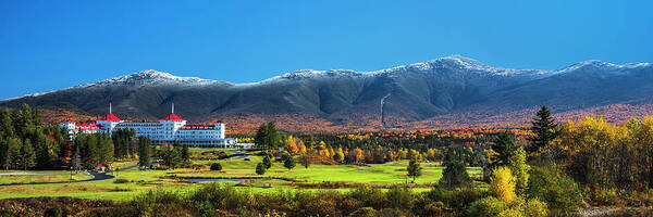 Autumn Poster featuring the photograph Autumn at the Mount Washington Pano by Chris Whiton